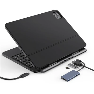 Odnímateľné puzdro na iPad s čítačkou kariet USB C HUB